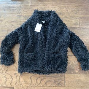 New with Tags! Black Faux Fur Jacket